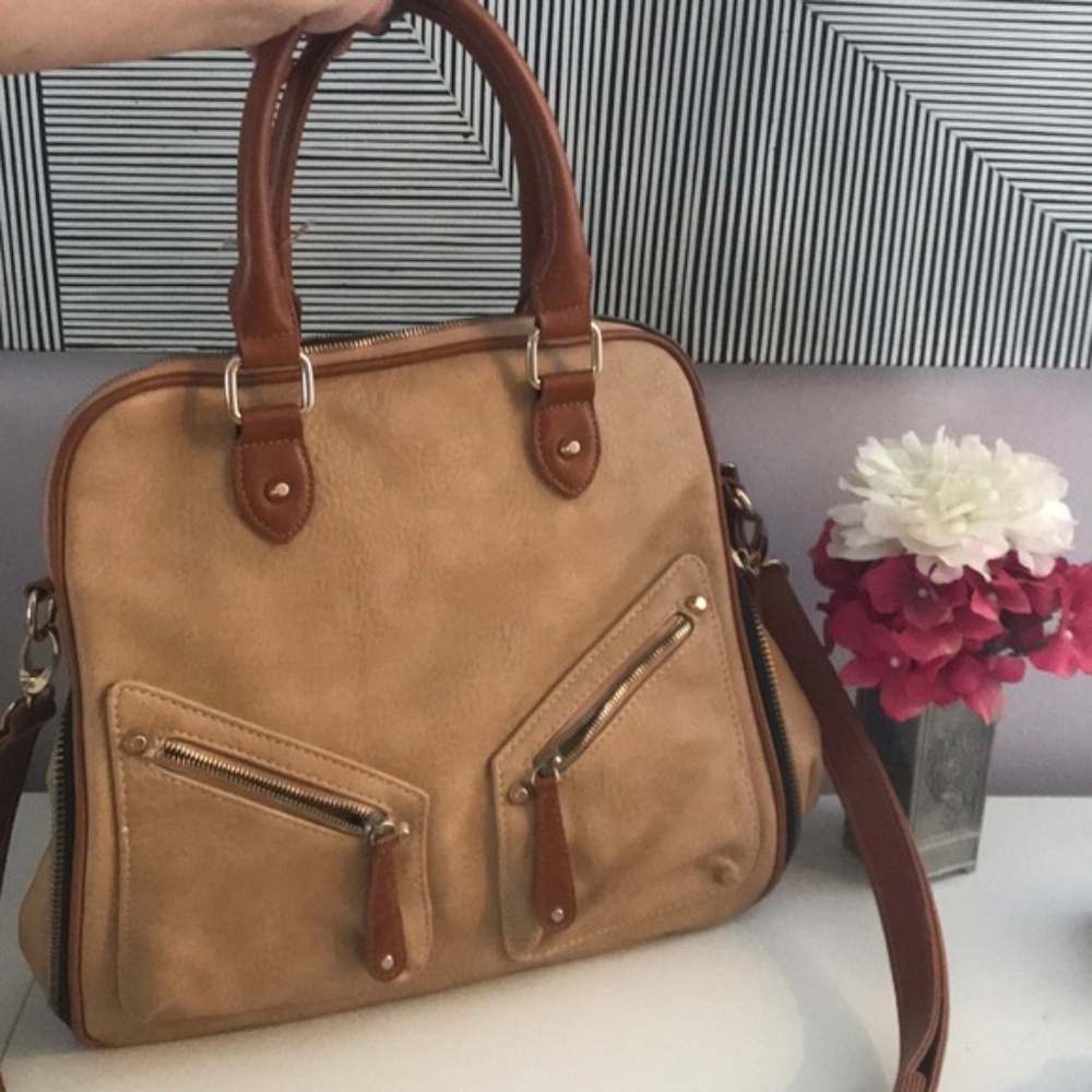 Francesca’s Camel Tote Bag